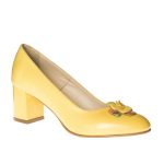 Pantofi dama din piele naturala - Galben - R6 G