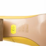 Pantofi dama din piele naturala - Galben - R6 G