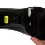 Pantofi dama din piele naturala - Negru Box cu flori - R10 NBF