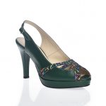 Sandale dama din piele naturala - Verde Box cu Mozaic - 025 VBM