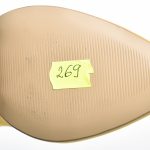 Sandale dama din piele naturala - Galben cu toc multicolor - 269 GM
