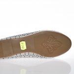 Balerini dama din piele naturala - Alb - BL 4 A