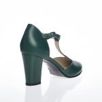 Sandale dama din piele naturala - Verde Box - D9 VB