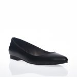 Balerini dama din piele naturala - Negru - ST N