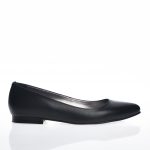 Balerini dama din piele naturala - Negru - ST N