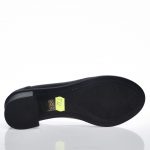 Pantofi dama din piele naturala - Negru Box - T2 NB