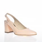Sandale dama din piele naturala - Lac Nude - V7 LN