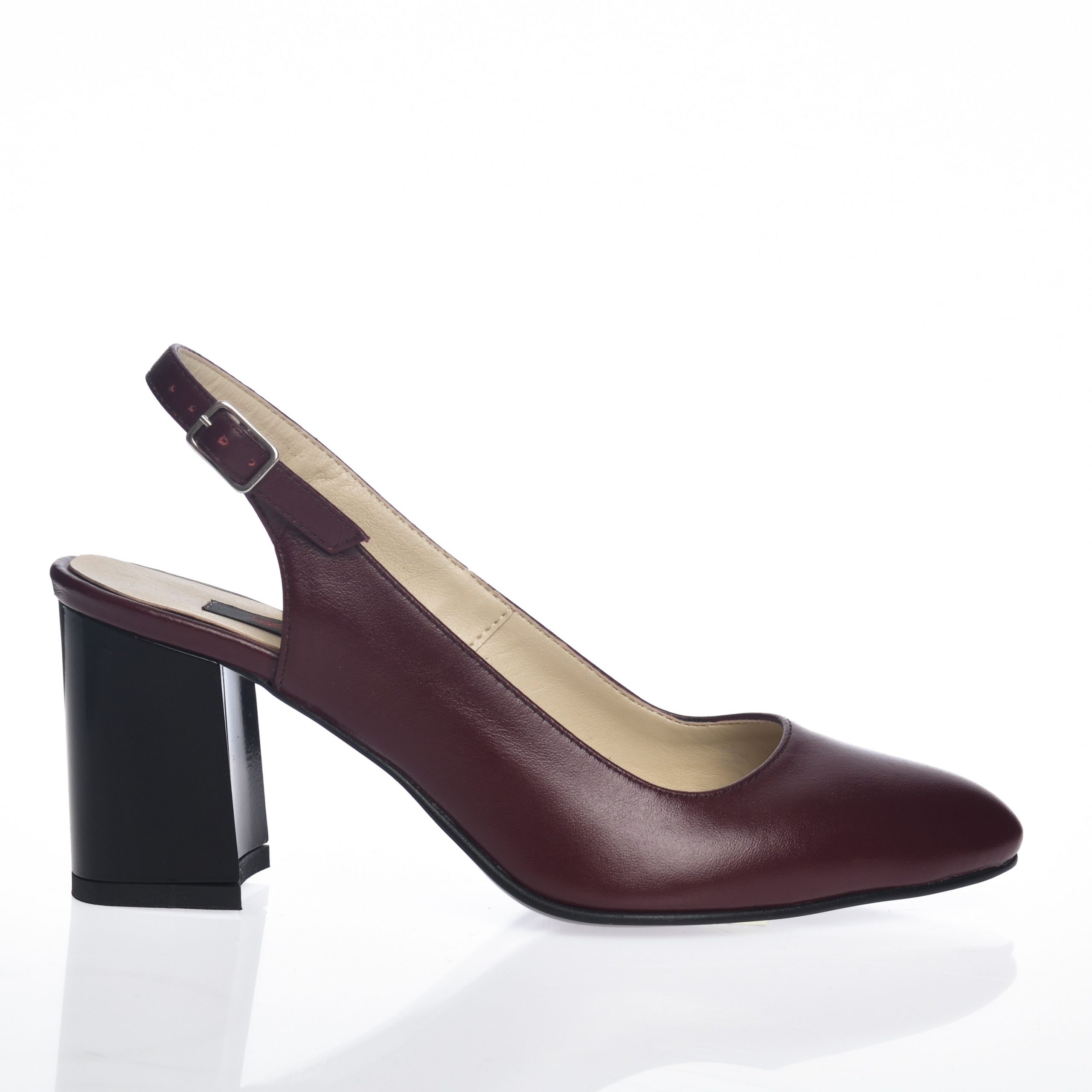 Sandale dama din piele naturala - Bordo Box - V7 BB Sandale dama din piele naturala - Bordo Box - V7 BB