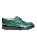 Pantofi dama din piele naturala - Verde - G33 V