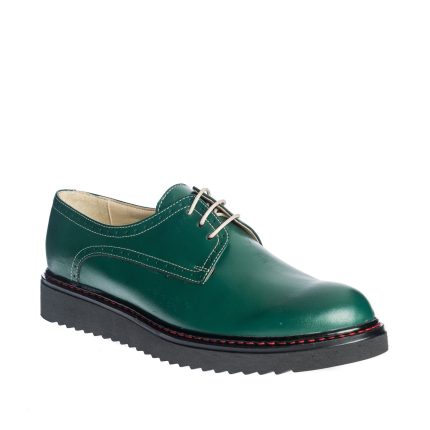 Pantofi dama din piele naturala - Verde - G33 V