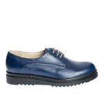 Pantofi dama din piele naturala - Albastru - G33 A