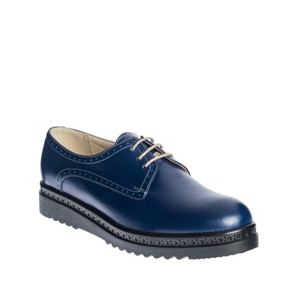 Pantofi dama din piele naturala - Albastru - G33 A