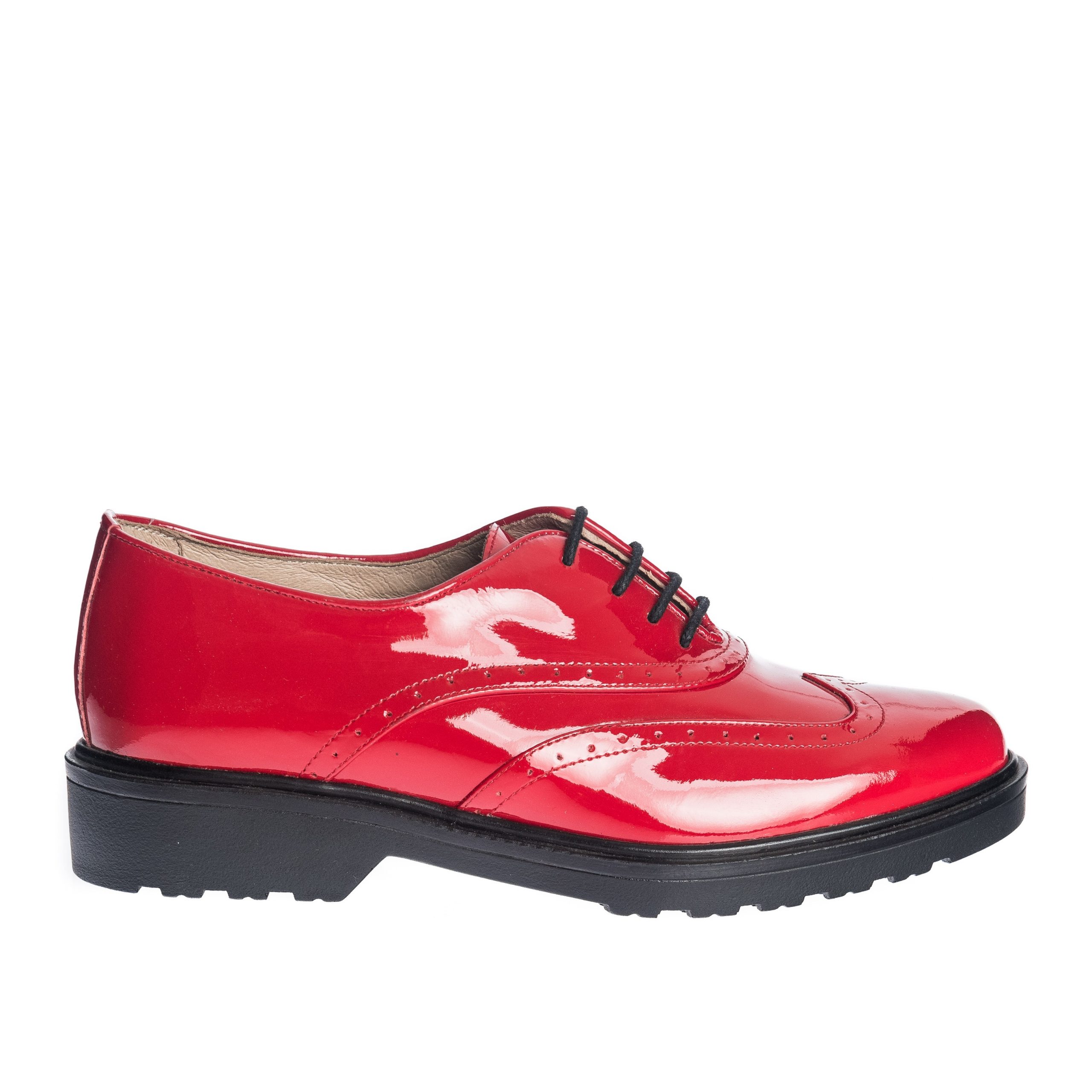 Pantofi dama din piele naturala - Rosu Lac - G8 RL Pantofi dama din piele naturala - Rosu Lac - G8 RL