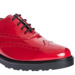 Pantofi dama din piele naturala - Rosu Lac - G8 RL