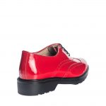 Pantofi dama din piele naturala - Rosu Lac - G8 RL