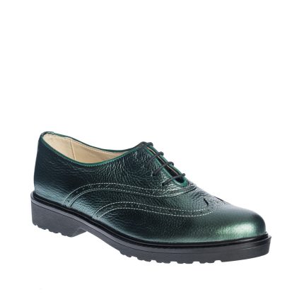 Pantofi dama din piele naturala - Verde - G8 V