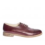 Pantofi dama din piele naturala - Bordo - G11 B