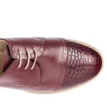 Pantofi dama din piele naturala - Bordo - G11 B