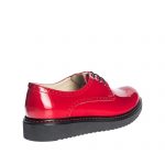 Pantofi dama din piele naturala - Rosu Lac - G33 RL