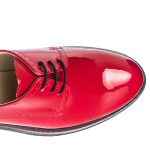 Pantofi dama din piele naturala - Rosu Lac - G33 RL