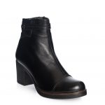 Ghete dama din piele naturala - Negru Box - 80 NB