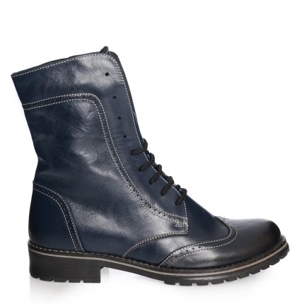 Ghete dama din piele naturala - Blue - BC4 B