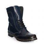 Ghete dama din piele naturala - Blue - BC4 B