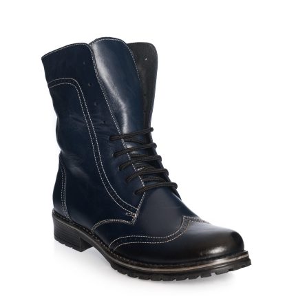Ghete dama din piele naturala - Blue - BC4 B