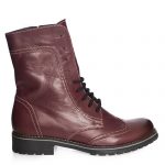 Ghete dama din piele naturala - Bordo - BC4 BO
