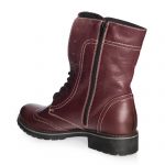 Ghete dama din piele naturala - Bordo - BC4 BO