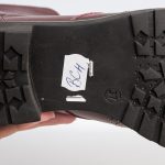 Ghete dama din piele naturala - Bordo - BC4 BO