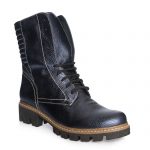 Bocanci dama din piele naturala - Blu Metalizat - BC15 BM