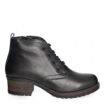 Ghete dama din piele naturala - Negru Box - BC16 NB