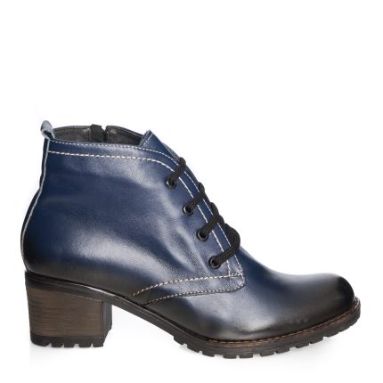 Ghete dama din piele naturala - Blu Perie - BC16 BP