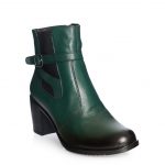 Ghete dama din piele naturala - Verde Perie - GX18 VP