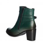 Ghete dama din piele naturala - Verde Perie - GX18 VP
