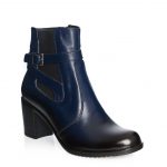 Ghete dama din piele naturala - Blu Perie - GX18 BP