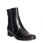 Ghete dama din piele naturala - Negru Box - GX19 NB