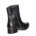 Ghete dama din piele naturala - Negru Box - GX19 NB