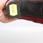 Ghete dama din piele naturala - Bordo Box + Antilopa - GX25 BBA