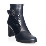 Ghete dama din piele naturala - Blu Box + Croco - GX25 BBC