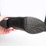 Ghete dama din piele naturala - Negru Box + Antilopa - GX26 NBA
