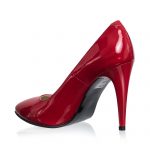 Pantofi dama stileto din piele naturala - Rosu Lac - 2691 RL
