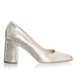 Pantofi dama din piele naturala - Mozaic Auriu - R11 MA