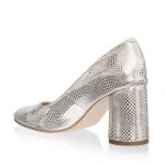 Pantofi dama din piele naturala - Mozaic Auriu - R11 MA