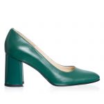 Pantofi dama din piele naturala - Verde Box - R11 VB