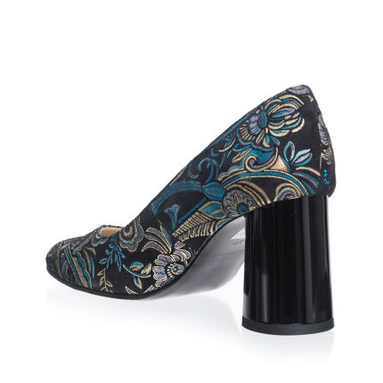 Pantofi dama din piele naturala - Sal Negru - R11 SN