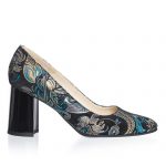 Pantofi dama din piele naturala - Sal Negru - R11 SN