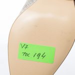 Sandale dama din piele naturala - Bej Picatele - V7 BP