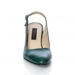 Sandale dama din piele naturala - Verde Box - V7 VB